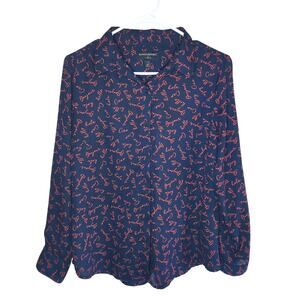 Banana Republic Ciao Classic Fit Petite Button up Blouse